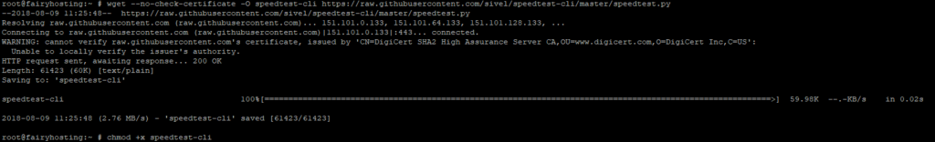 Тест скорости интернета в Linux test skorosti interneta v linux 7 1024x156