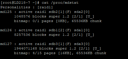 Замена диска в Software RAID1 (Linux)