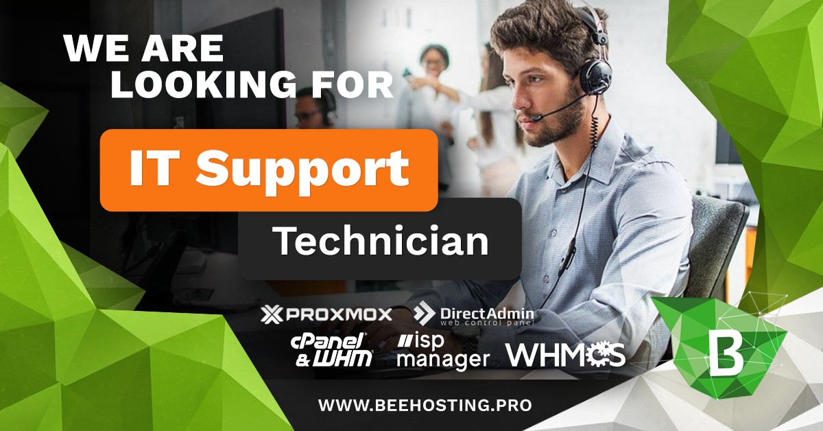 We are looking for an IT Support Technician