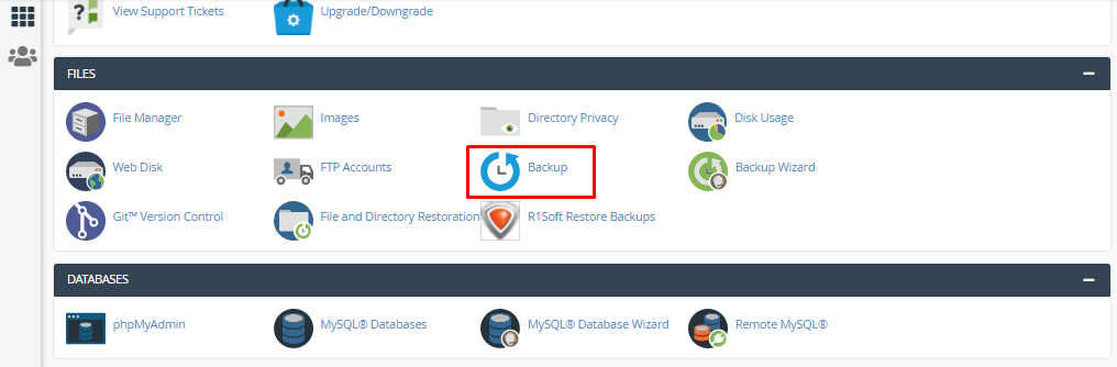 How to Use the cPanel Backup Tool? backup