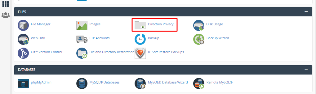 How do I password protect a directory/folder on my website? dirctoryprivasi