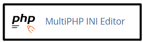 How to change PHP versions and settings using MultiPHP multiphp ini editor