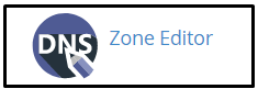 Как настроить DMARC в cPanel zone editor cpanel 1