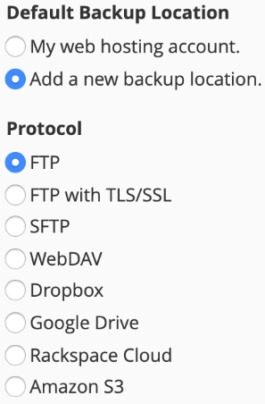 How to Create Automated Backups in Installatron default backup location installatron