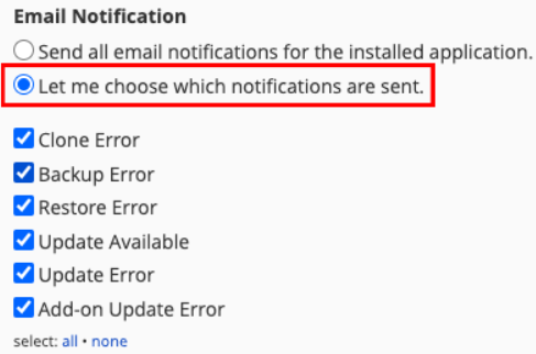 How to Manage Installatron Notifications? email notification installatron