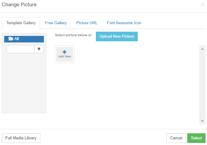 How to use Picture? upload picture website builder
