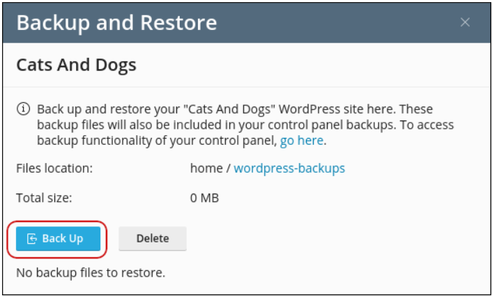 How to manage WordPress using the cPanel WordPress Toolkit wordpress toolkit backup