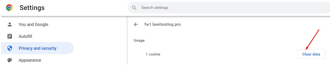 Kuidas kustutada Google Chromei vahemälu, küpsiseid ja sirvimisajalugu clear an individual cookies google