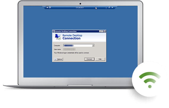 Windows KVM windows remote desktop connection