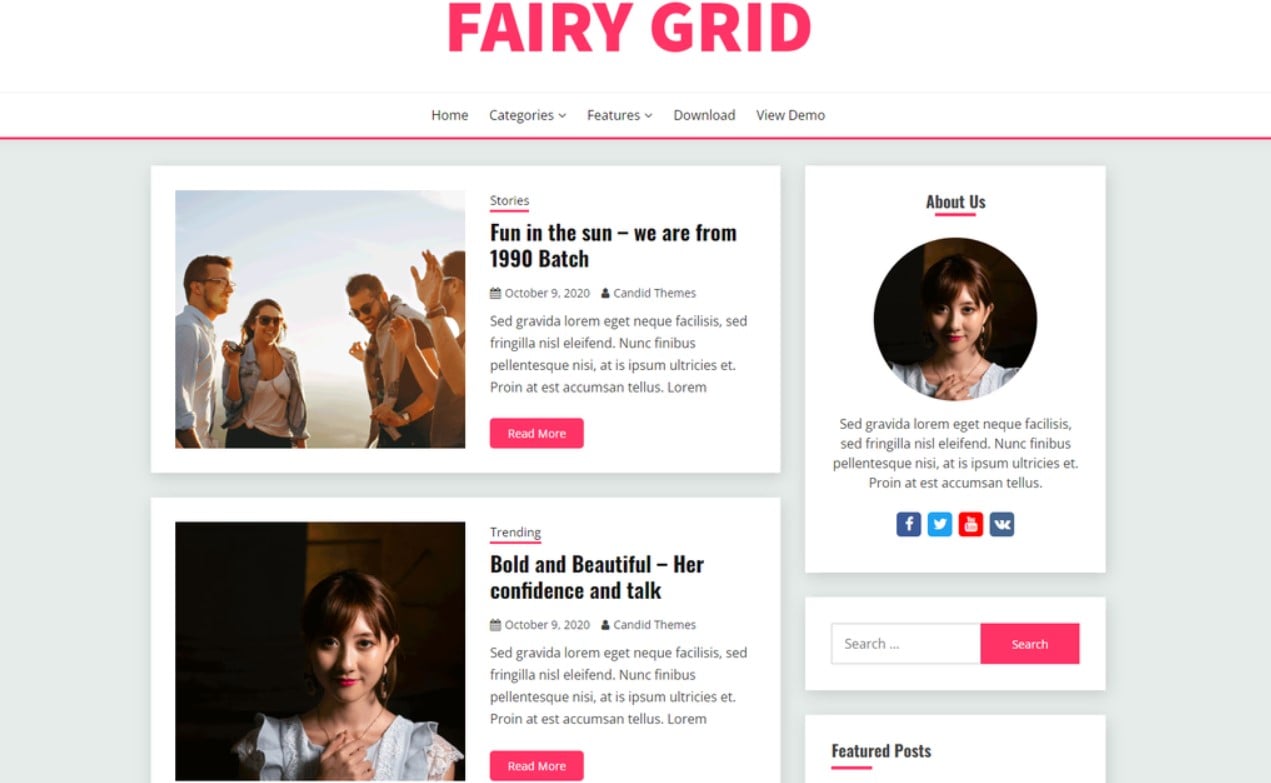 Best Free WordPress Themes wordpress theme fairy