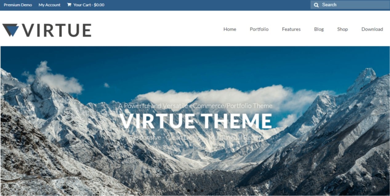 Best Free WordPress Portfolio Themes wordpress theme virtue