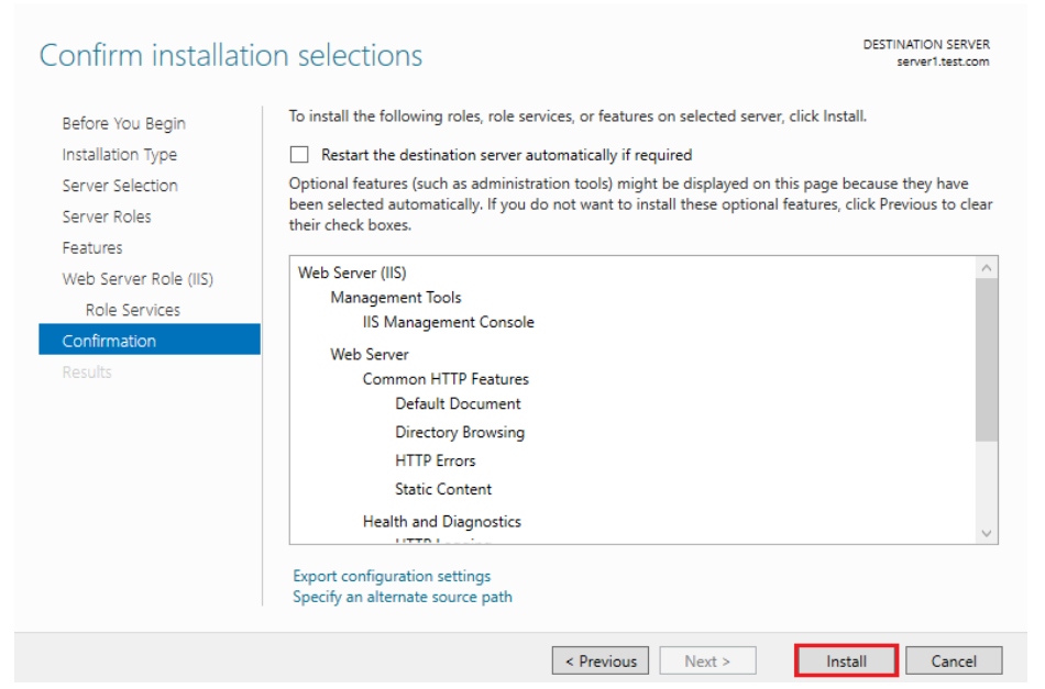 How to Install and Configure IIS Web Server on Windows Server 2022 install internet information services 11