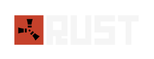 Хостинг игровых серверов logo rust white logo 300x116